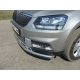 Защита переднего бампера 60 мм ТСС для Skoda Yeti 2014-2018
