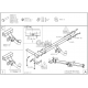 Фаркоп оцинкованный Galia шар C съемный для Land Rover Freelander 2 2006-2014