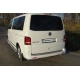 Защита заднего бампера уголки 42 мм ТСС для Volkswagen Multivan/Caravelle 2009-2015