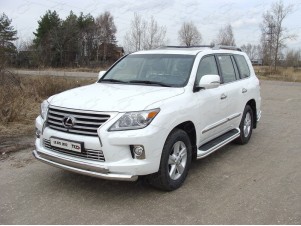 Накладка решётки радиатора 16 мм для Lexus LX-570 № LEXLX57012-04